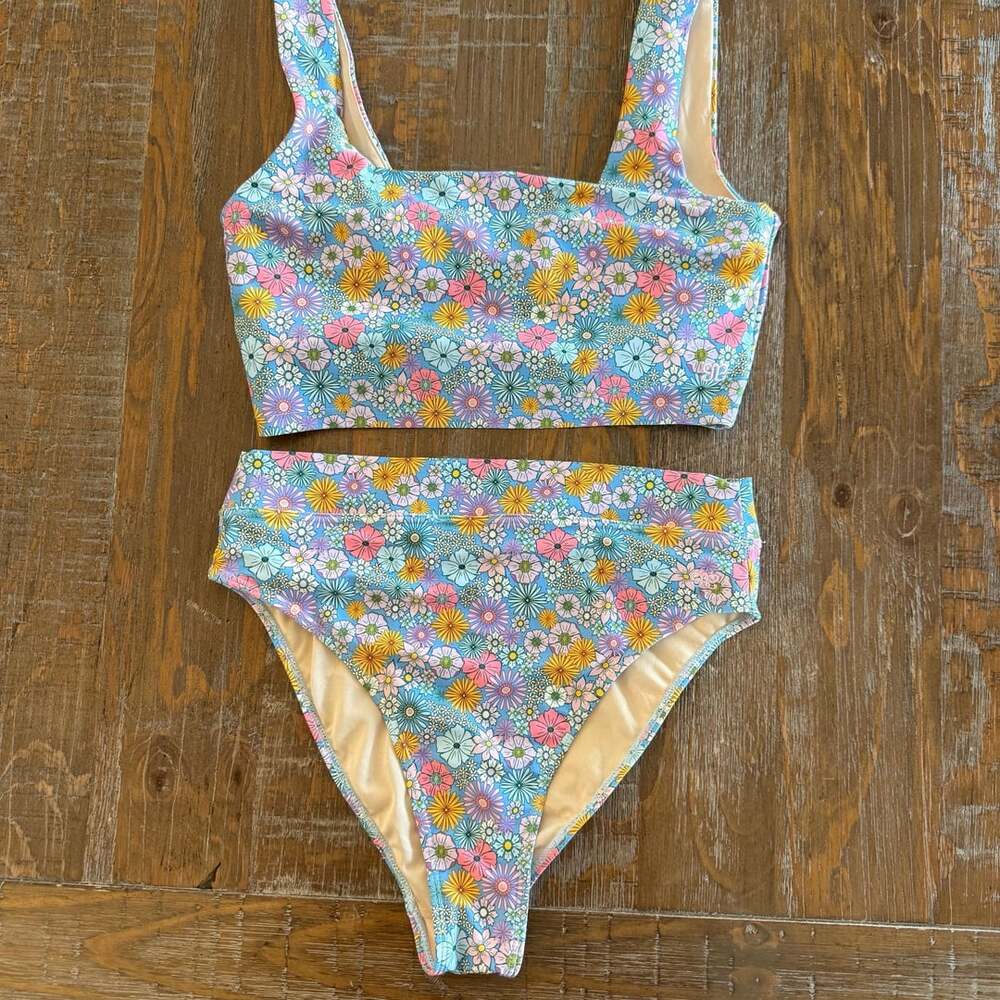 Albion Darling Blue bikini set small top medium bottoms